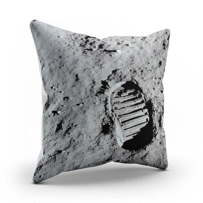 Foot Print on the Moon Pillow Cover-KaboodleWorld