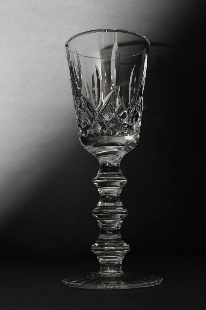Hand Cut Crystal Chalice Signed O'Rourke - O'Rourke crystal awards & gifts abp cut glass