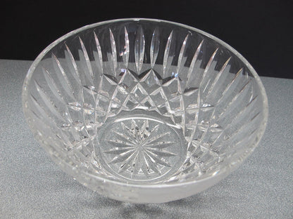 Hand Cut glass Mothers day bowl bowl HAND POLISHED crystal signed - O'Rourke crystal awards & gifts abp cut glass