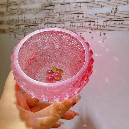 Handmade Diamond Apple Storage Jar Ornament Resin Molds