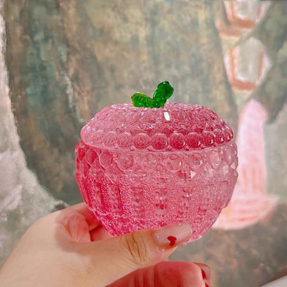 Handmade Diamond Apple Storage Jar Ornament Resin Molds