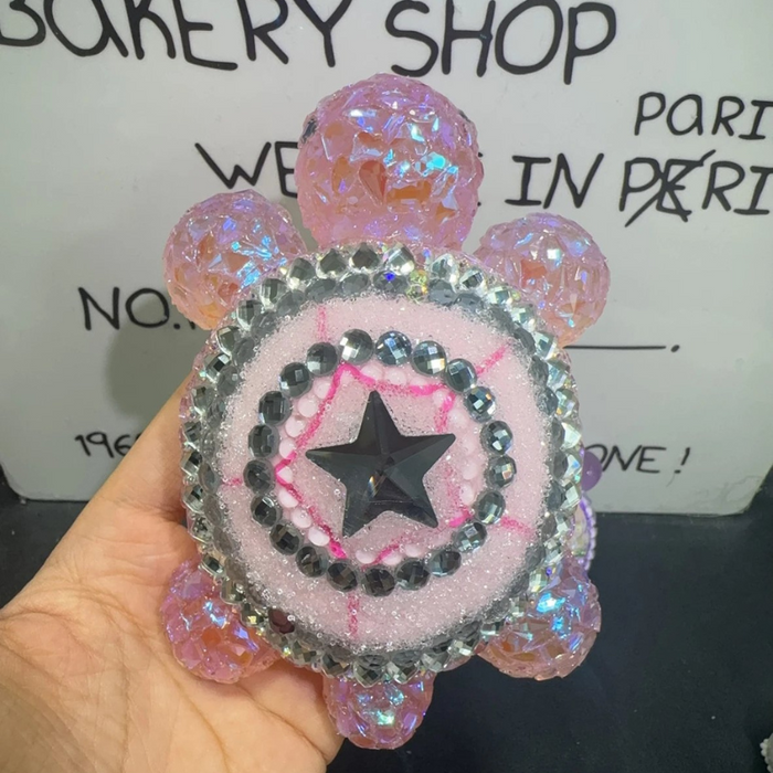 Handmade Diamond Large Size Turtle Ornament Resin Mold