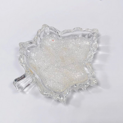 Handmade Diamond Maple Leaf Tray Resin Mold