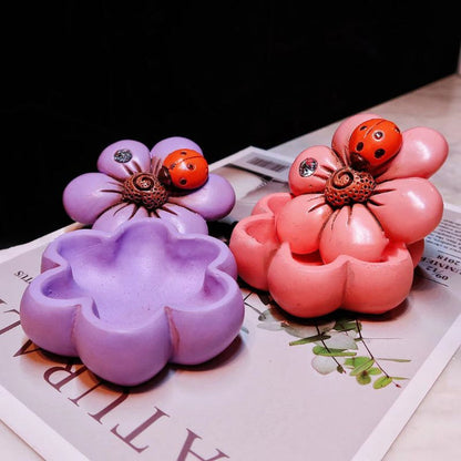 Handmade Ladybug Storage Box Resin Mold
