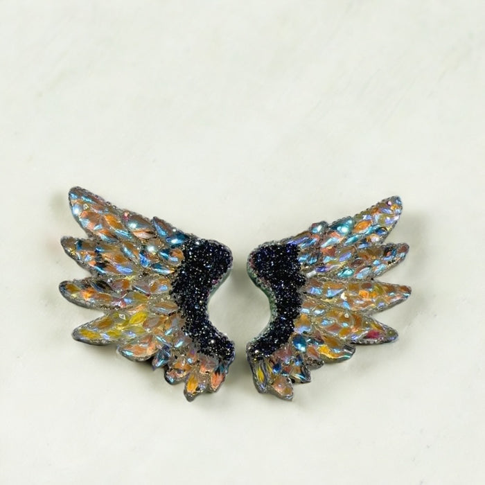 Handmade Diamond Wing Ornament Resin Mold-A