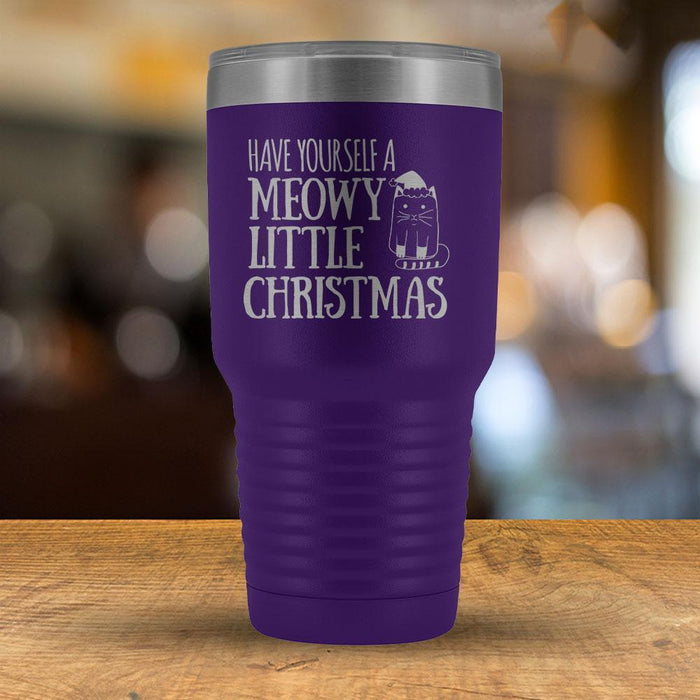Have yourself a Meowy Little Christmas - 30oz Tumbler-KaboodleWorld