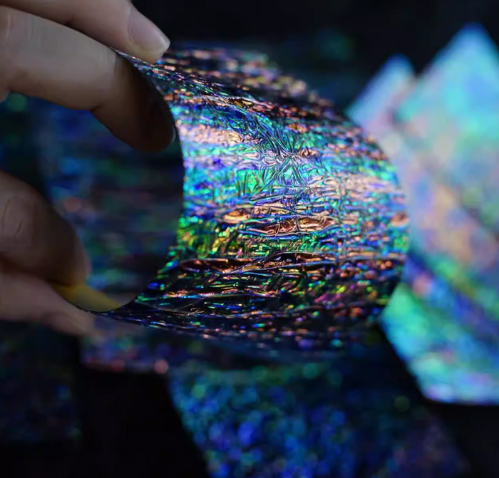 Iridescent Dichroic Film- Blue