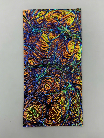 Iridescent Dichroic Film-Deep Forest Eye