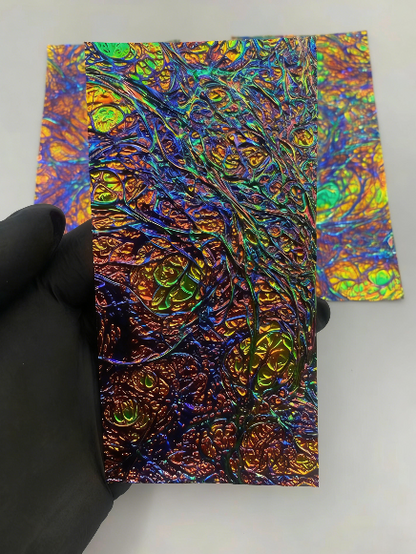 Iridescent Dichroic Film-Deep Forest Eye