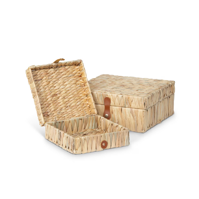 Island Palm Decorative Boxes Set/2