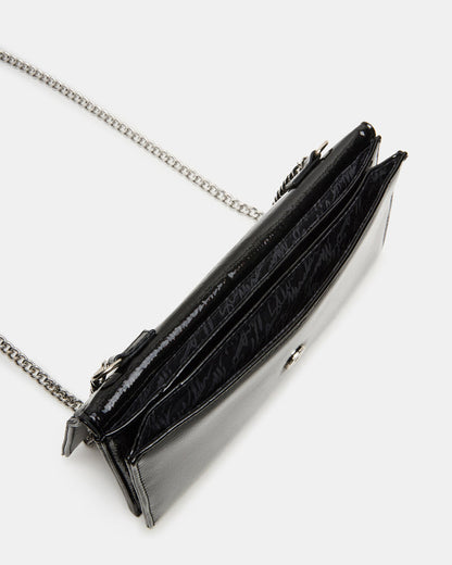 JULIANA BAG BLACK PATENT