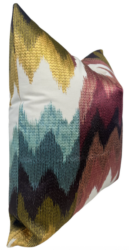 Kamut Pillow Cover in Summer, Thibaut Pillows