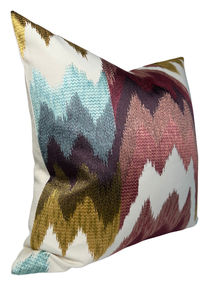 KAMUT PILLOW - EMBROIDERED PILLOWS - THIBAUT - ANNA FRENCH