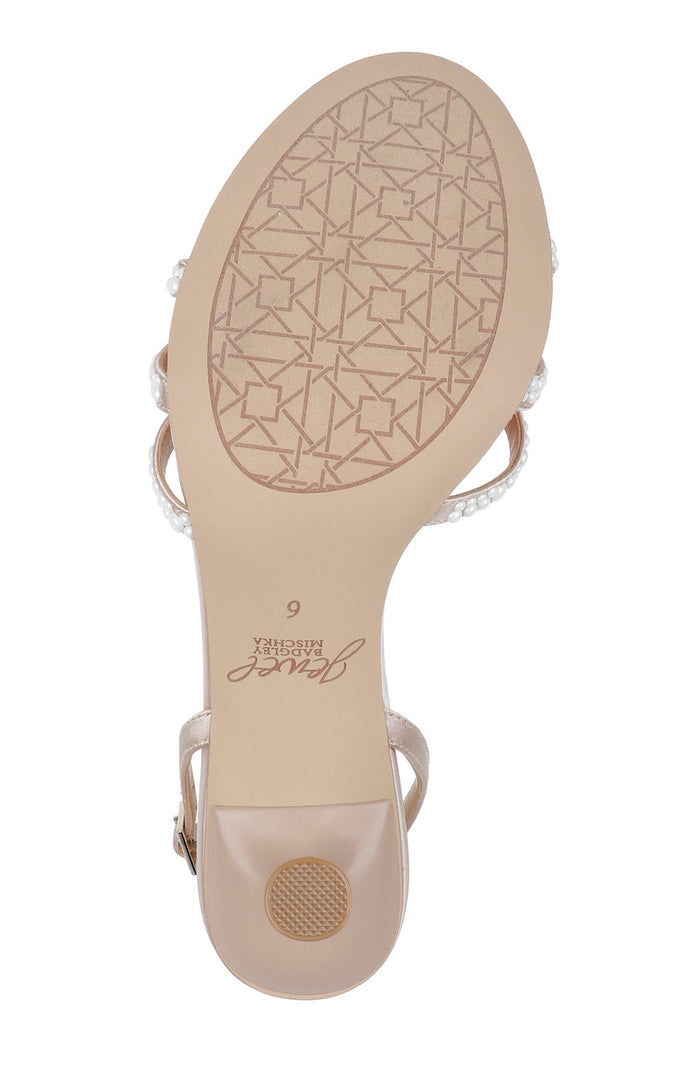 Champagne | Kathryn Bejeweled Stiletto Sandal
