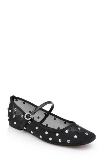 Black Mesh | Kaya IT Ballerina Flat