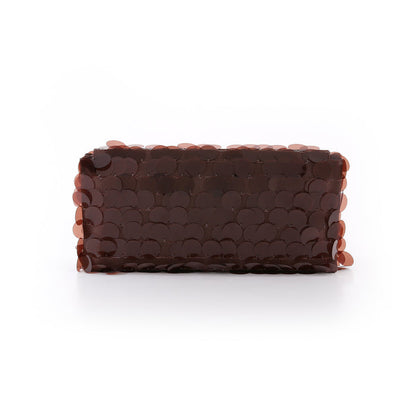 Brown | Payette Envelope Clutch Back
