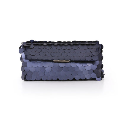 Navy | Payette Envelope Clutch Front