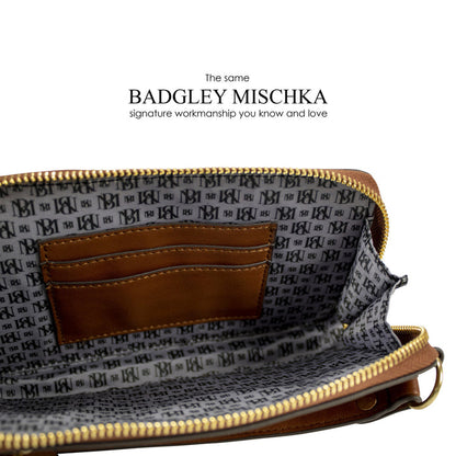 Leopard Vegan Leather Pouch Belt Bag Lining