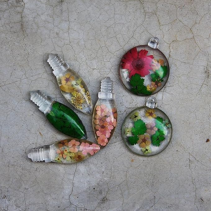 Light Bulb Pendant Silicone Mold Christmas Ornament Resin Mold