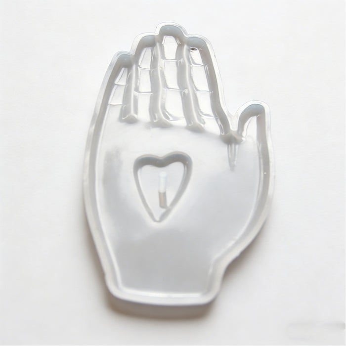 Love in the Palm Ornament &Incense Holder Resin Mold