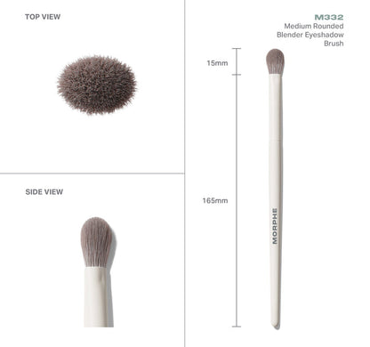 M332 Medium Rounded Blender Eyeshadow Brush