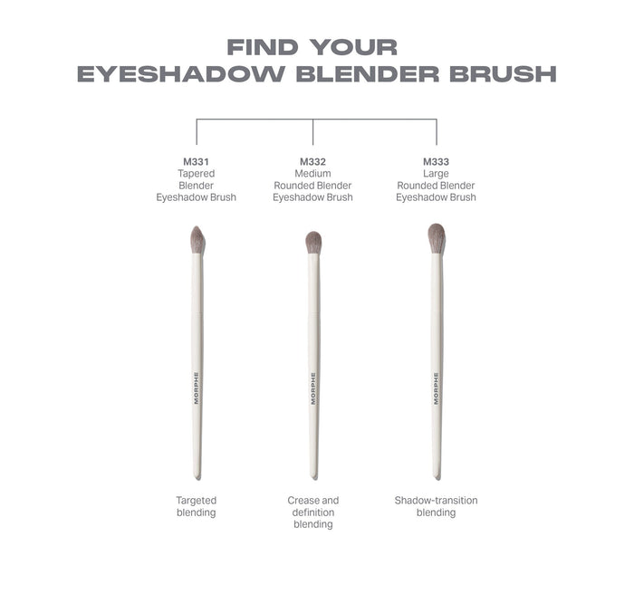 M332 Medium Rounded Blender Eyeshadow Brush