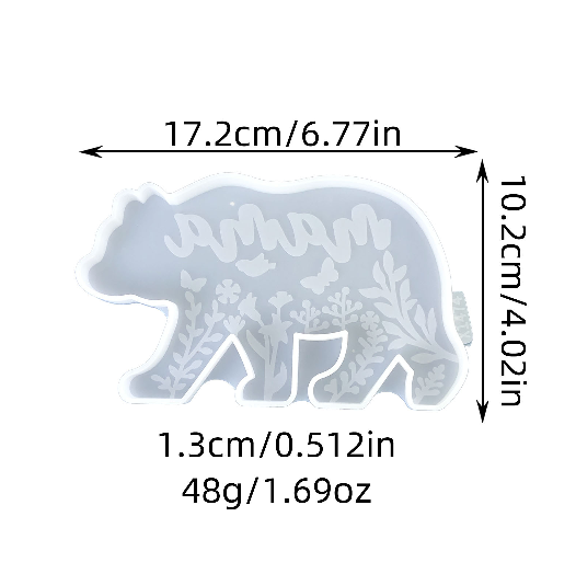 Mama Bear Ornament Resin Mold