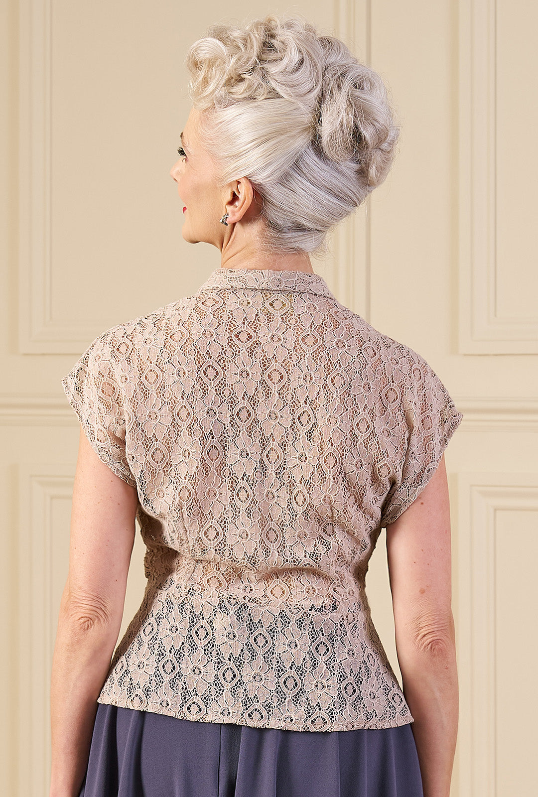1950s Merle Blouse - Desert Lace