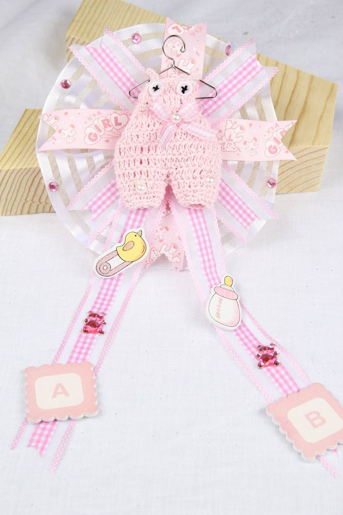 Pink Jumper w/ Baby Accessories