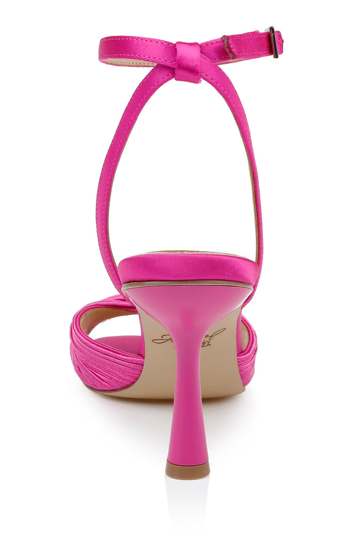 Hot Pink | Nannette Ankle Strap Sandals Back