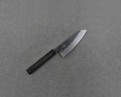 Naru “Hatsukou Series” Aogami #2 Kurouchi 120mm Ko-Bunka with Ebony Handle