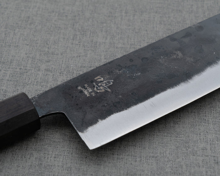 Naru “Hatsukou Series” Aogami #2 Kurouchi 165mm Nakiri with Ebony Handle