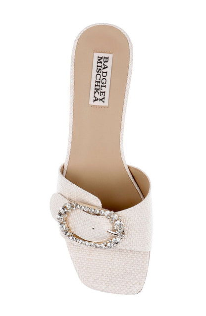 Chalk | Odalys Block Heel Slide Sandal Top