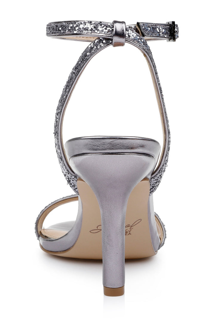 Smoke Ojai II Crystal Adorned Sculpted Stilettos Back