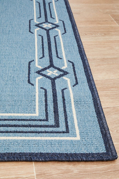 Outdoor Blue Rug