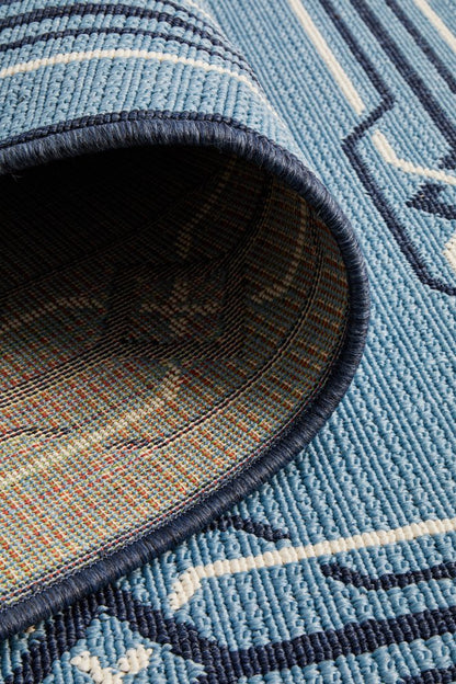 Outdoor Blue Rug