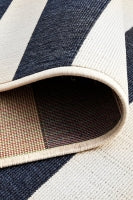 Outdoor Navy Stripe Rug