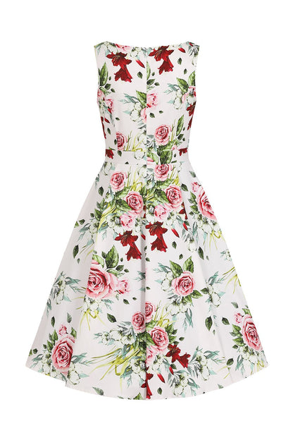 Plus Size Floral Print Carole Swing Dress