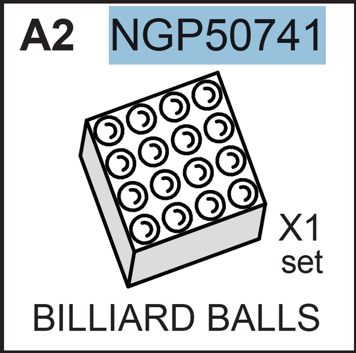 Replacement Part NGP50741 BILLIARD BALLS