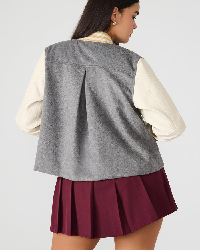 ROONEY JACKET HEATHER GREY