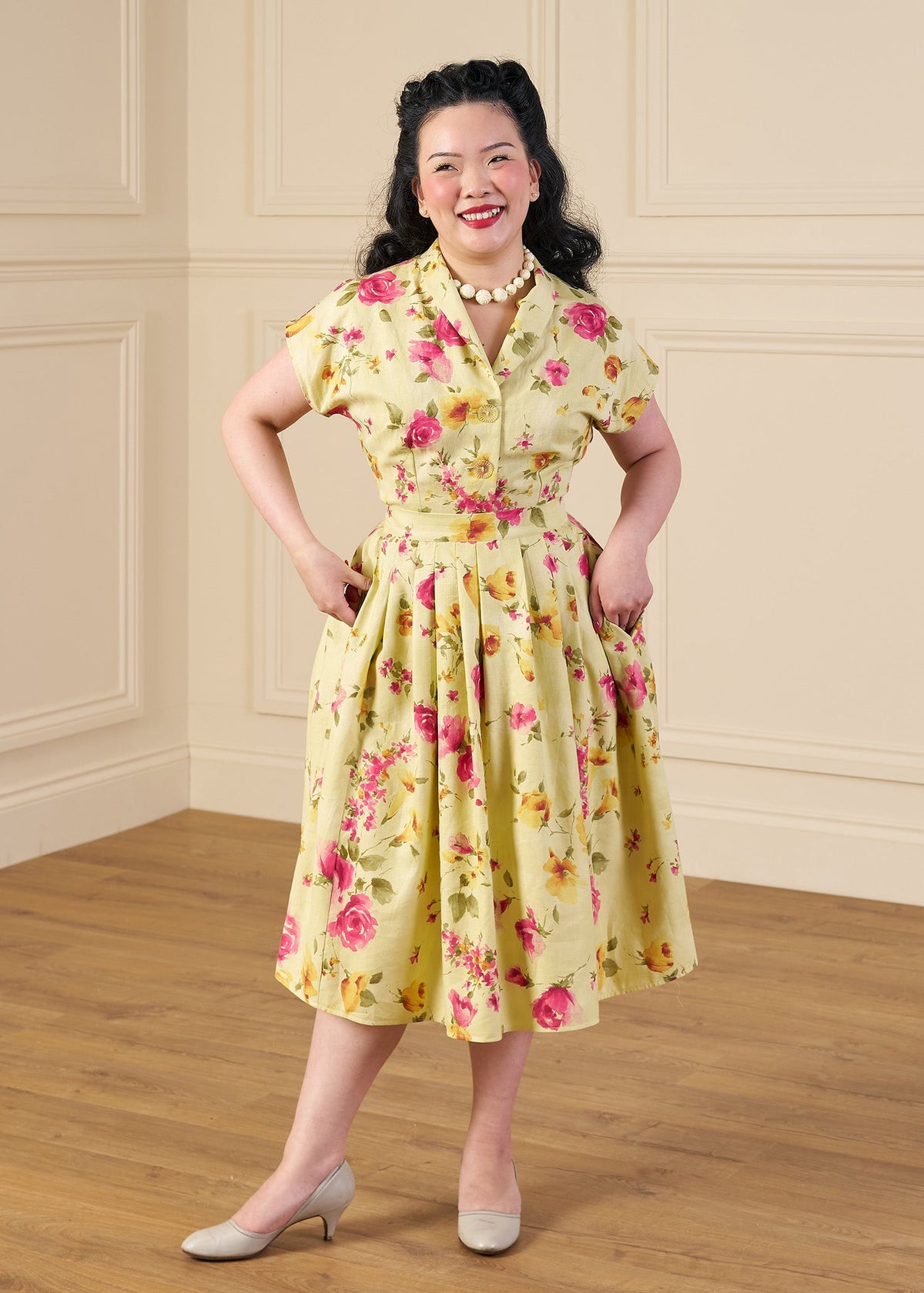 1950s Full Skirt - Rose Garden