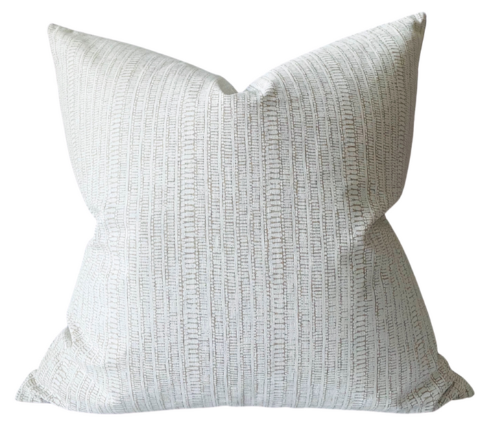 Saqqara Pillow Cover in Chalk, Walter G Pillows, Decorative Throw Pillows