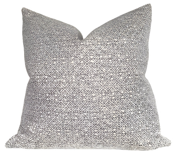 Sarong Weave Pillow Cover in Grey, Schumacher Textiles