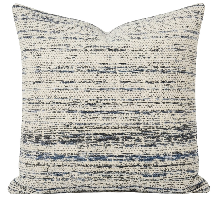 Sedona Woven Pillow Cover in River Blue, Schumacher Textiles