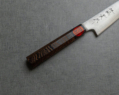Shigeki Tanaka Ginsan (Silver #3) 150mm Petty with Wenge Buffalo Horn Handle