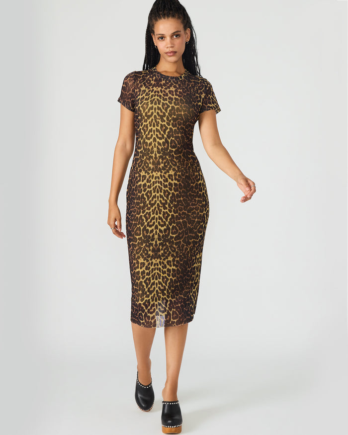 SHORT SLEEVE HAILEE DRESS HOT SPOTS PRINT