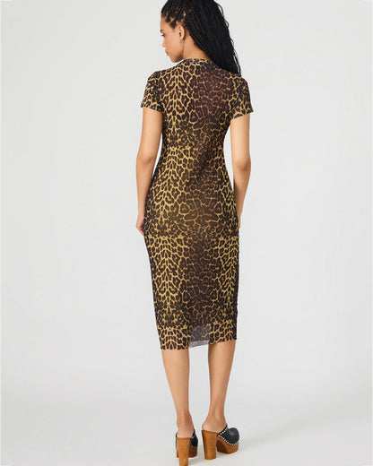 SHORT SLEEVE HAILEE DRESS HOT SPOTS PRINT