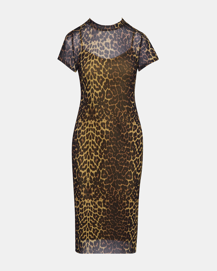 SHORT SLEEVE HAILEE DRESS HOT SPOTS PRINT