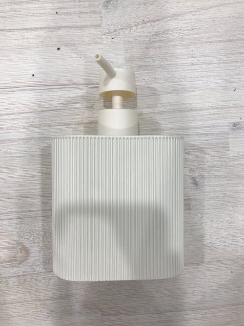 Sid Resin Dispenser 10.5x5.5x16cm Ivory