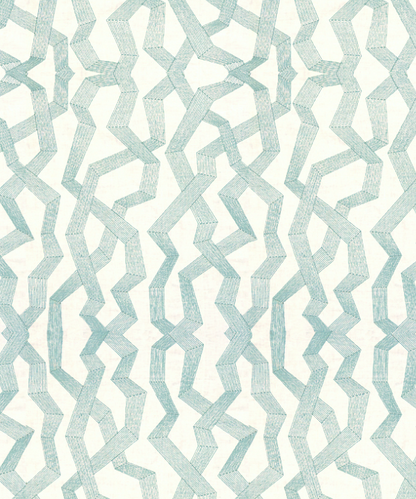 Soto Embroidered Pillow Cover in Bayside Blue